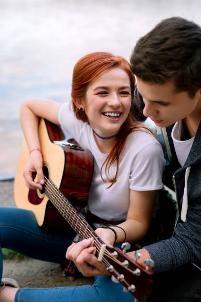 istock Happy joyful woman playing music Romantic date 1016275772