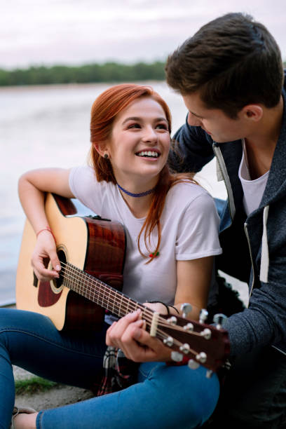 istock Delighted nice woman looking at her boyfriend 1016275918