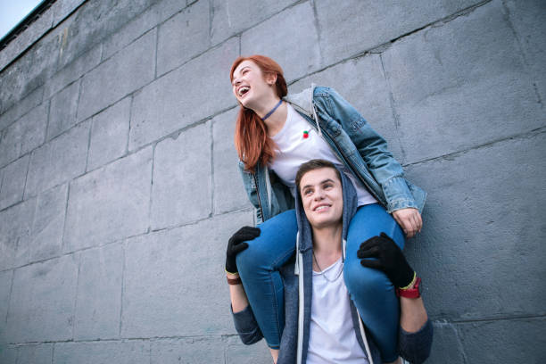 istock a Joyful nice woman laughing Romantic date 1016287166