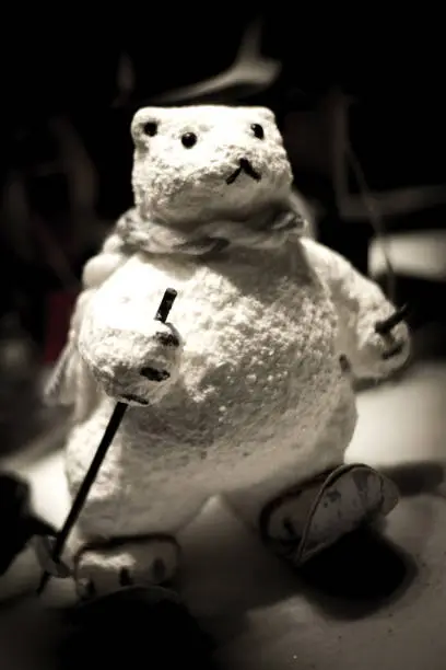 Polar bear figure. It does not have a specific author