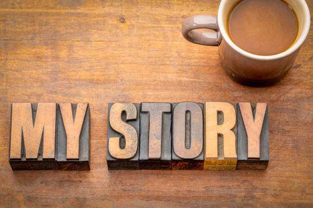 istock my story word abstract in vintage wood type 1016332842