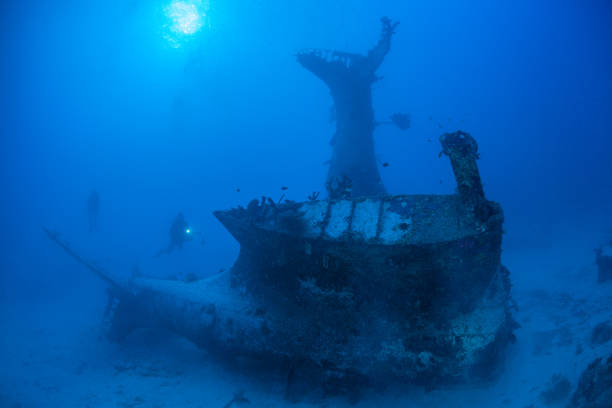 istock Underwater World War II aircraft 1016348334