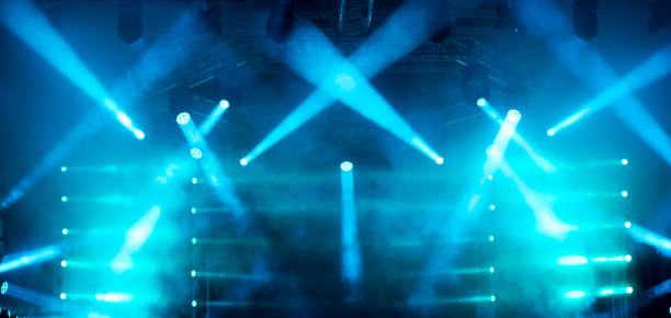 istock Stage lights on the live concert 1016348360
