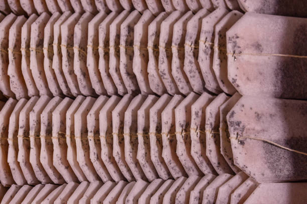 istock Rows of the arranged teabags for the background 1016405958