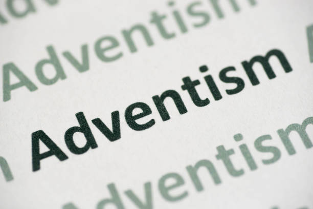 istock word Adventism printed on paper macro 1016431652