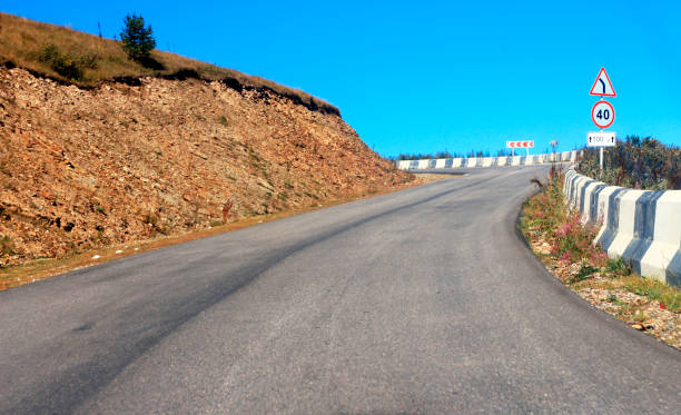 istock Mountain highway and landscape. North Caucasus travel. 1016437104
