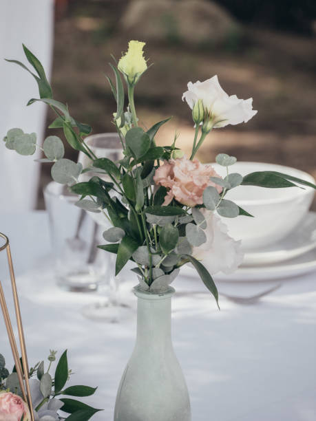 istock Wedding venue with floral decor 1016457200
