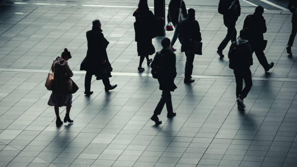 istock Walking people in Japan 1016481776