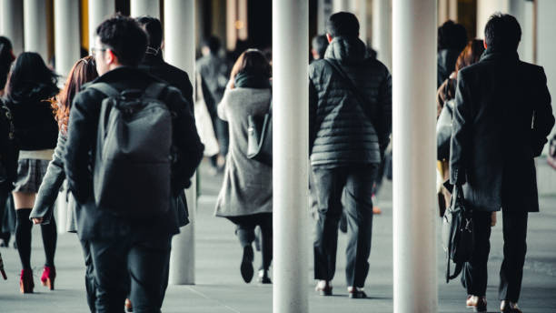istock Walking people in Japan 1016481818