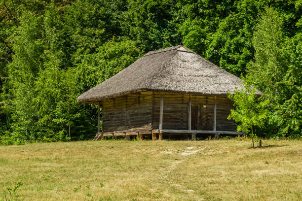 Old wooden house clos up