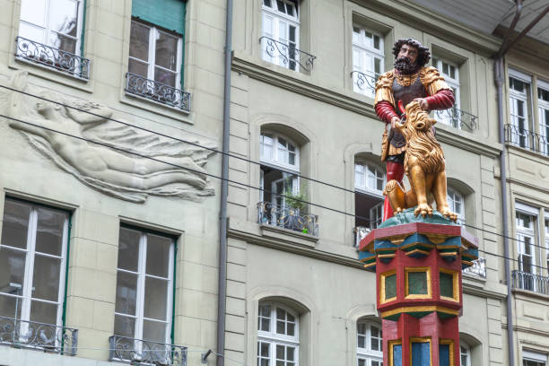 istock Simsonbrunnen or Samson fountain, Bern 1016541382