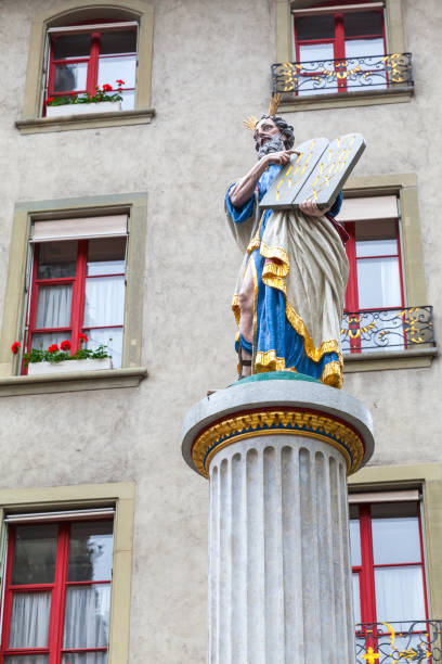 istock Moses fountain statue located in Bern 1016541408