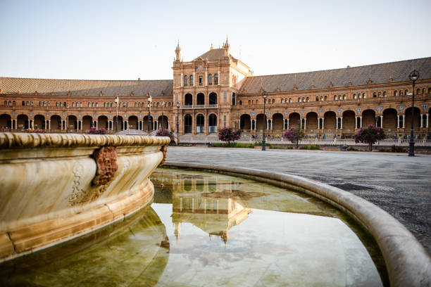 istock Plaza de Espana in Seville, Spain 1016571236