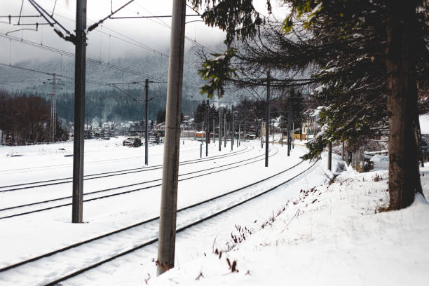 istock Town in the snow. 1016572164