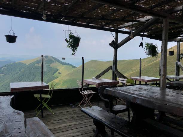 istock abandoned table  in front of the mountains 1016582994