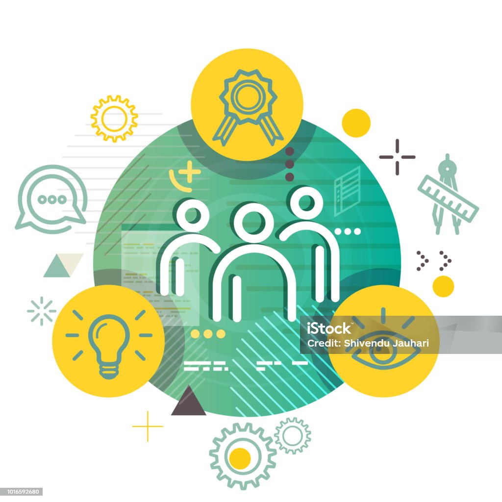 Product Development Abstract Example Product Development Process Abstract Illustration Stock Illustration ...