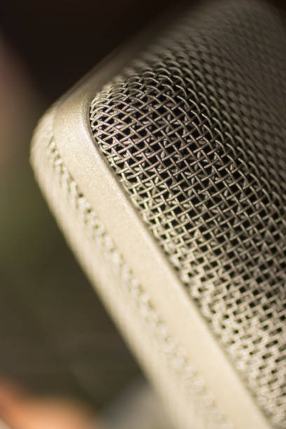 istock Sound recording studio large diaphragm voice microphone for voiceover, singing and instruments. 1016592974