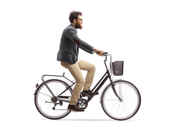 istock Young man riding a bike 1016599420