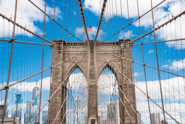 istock Brooklyn bridge in New York city 1016605844