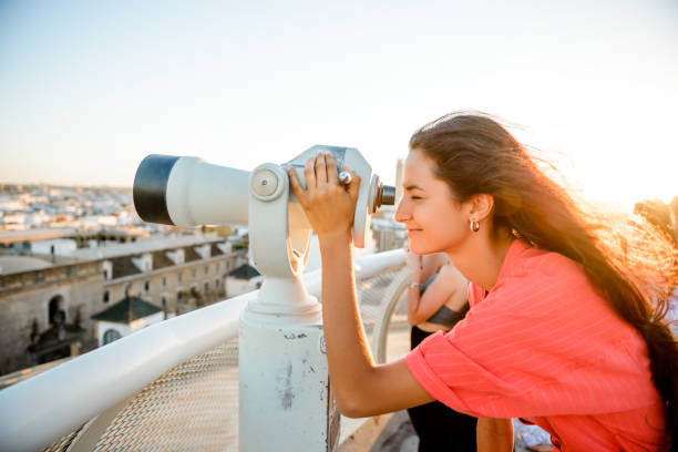 istock Woman enjoying the view. 1016608784