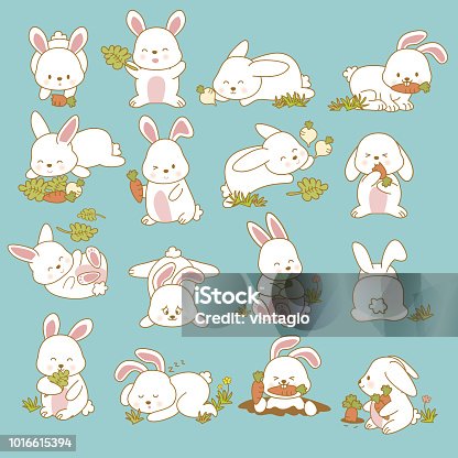 How To Draw Rabbit Food How To Draw A Rabbit Eating Grass