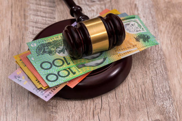 istock Australian dollars under judge's gavel close up 1016647758