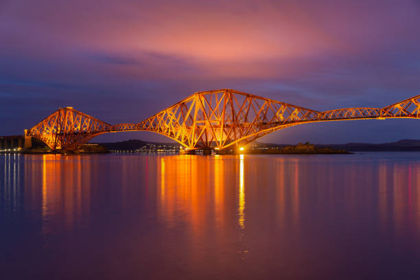 istock Forth Bridge over Firth of Forth near Queensferry in Scotland 1016648002