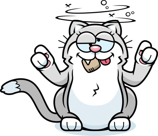 100+ Catnip Plant Cat Stock Illustrations, Royalty-Free Vector Graphics ...