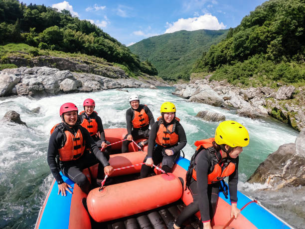 istock Personal point of view of a white water river rafting excursion 1016650434