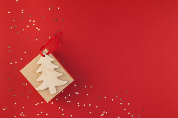 istock New Year or Christmas present red background 1016651522