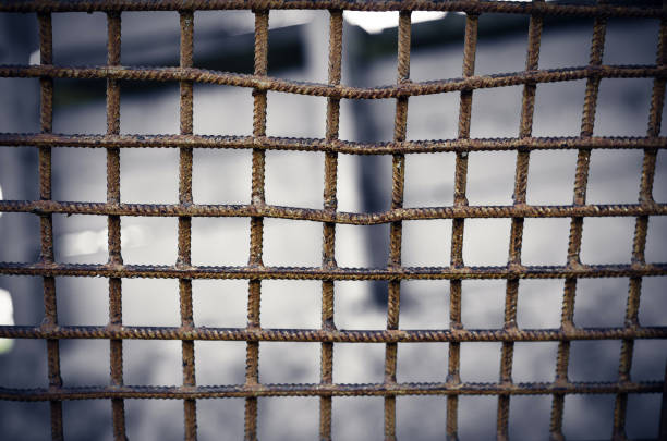Metal lattice welded from reinforcement