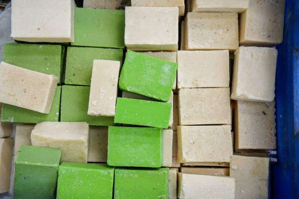 Traditional olive oil soap.