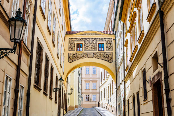 A street photography of Mala Strana district, the oldest district in Prague.