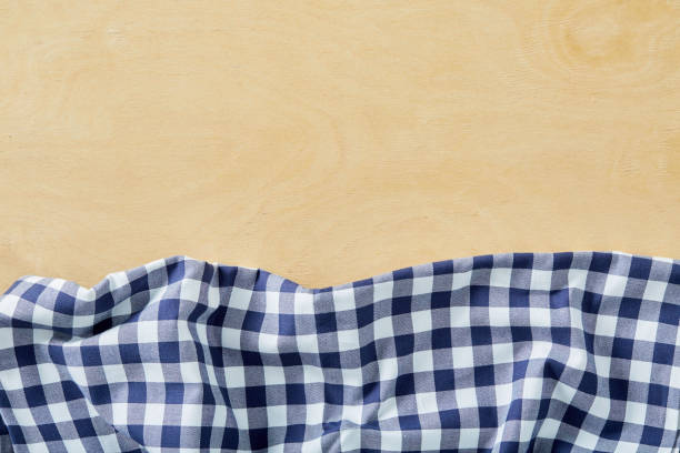 istock textile cell napkin on wooden table with copy space 1016723480
