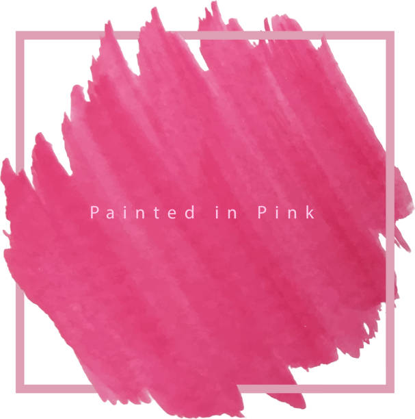 ilustrações de stock, clip art, desenhos animados e ícones de pink frame - vector love pink dirty