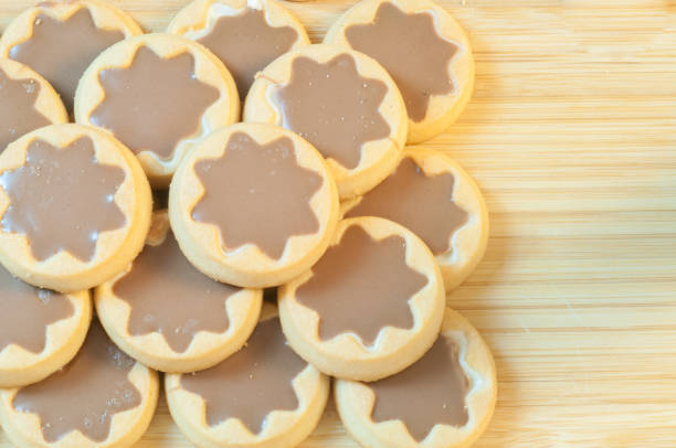 Fancy cookies and chocolates for Christmas