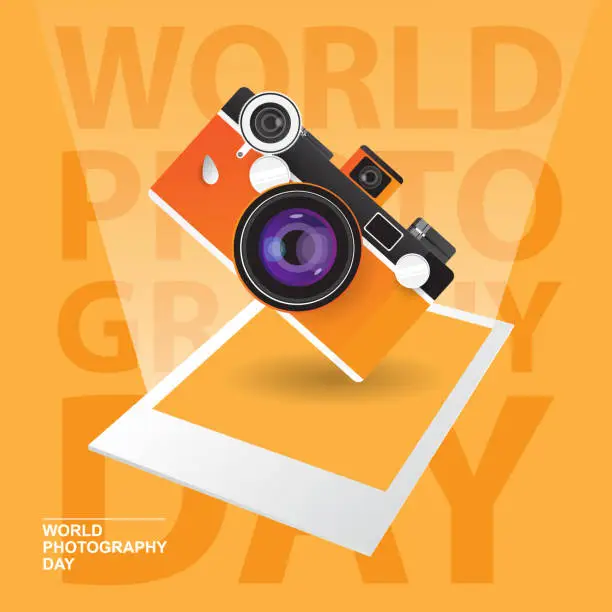 Vector illustration of world photography day