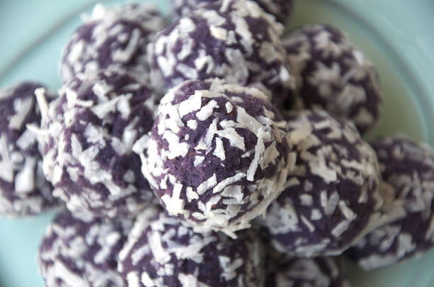 istock Delicious blueberry coconut bites 1016740180