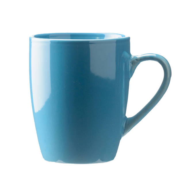 istock Coffee tea porcelain clay mug isolated on the white background 1016740336