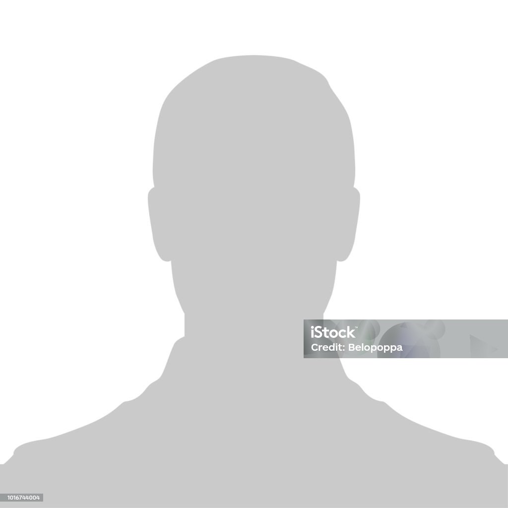 Profile Placeholder image. Gray silhouette no photo Profile Placeholder image. Gray silhouette no photo of a person on the avatar. The default pic is used for web design. People stock vector