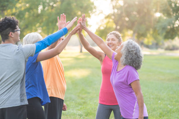 istock Portrait of a multigenerational workout group outside 1016764064