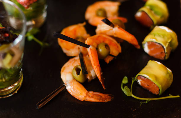 istock tasty appetizer, snack of shrimp 1016768886