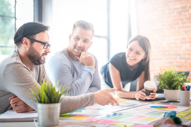 istock Young creative business people meeting at office. 1016776792