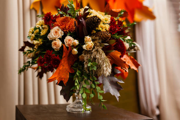 istock Autumn still life with flowers 1016777226