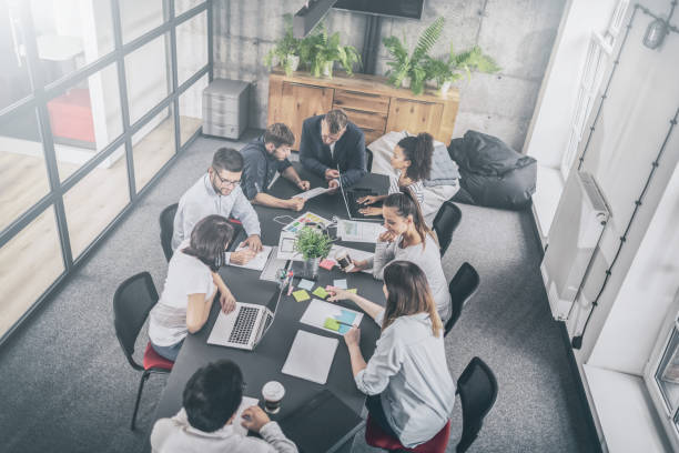 istock Young creative business people meeting at office. 1016779644