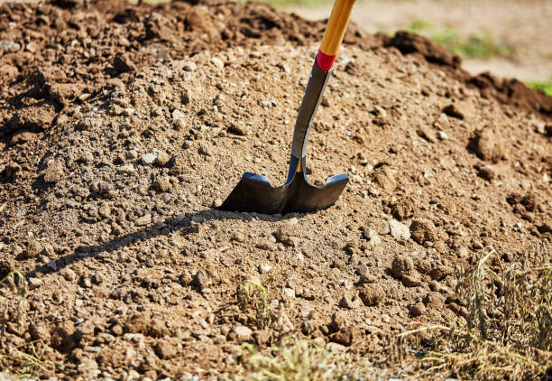 istock Shovel stuck  in a Dirt Pile 1016831660