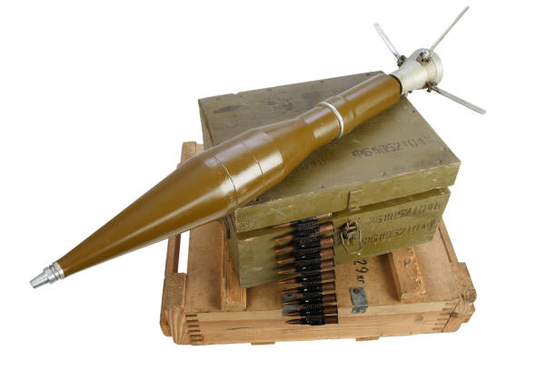 istock army box of ammunition with rocket-propelled grenade 1016877512