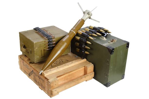 istock army box of ammunition with rocket-propelled grenade 1016877746