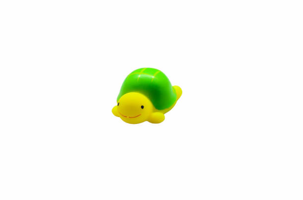 istock A cute rubber turtle toy isolated on white background 1016907008