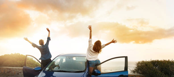 istock Friends having fun and feeling free on a road trip 1016907216